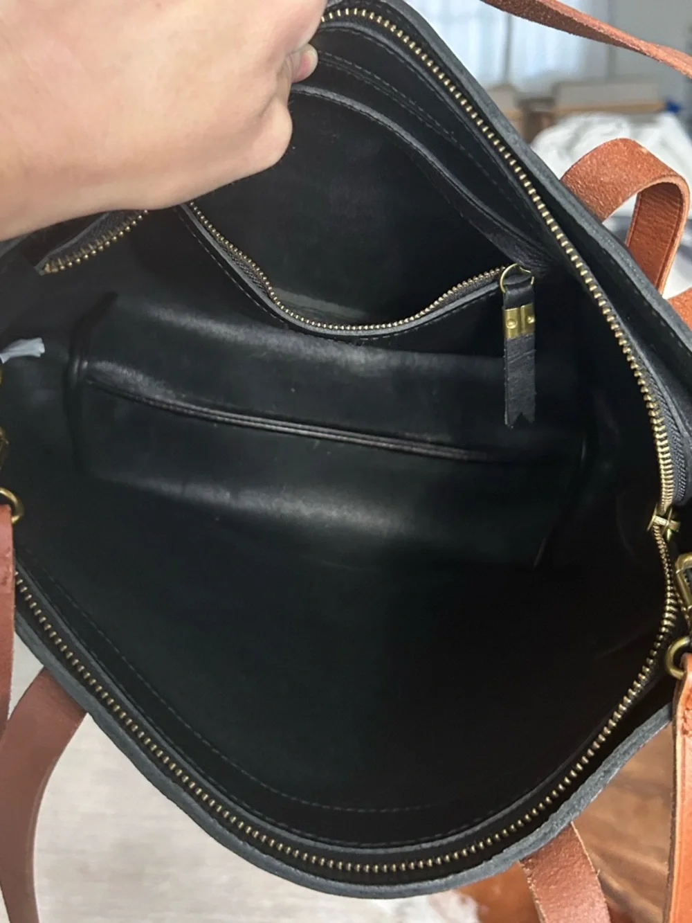 Madewell The Zip-top Medium Transport Tote - Picture 5 of 7
